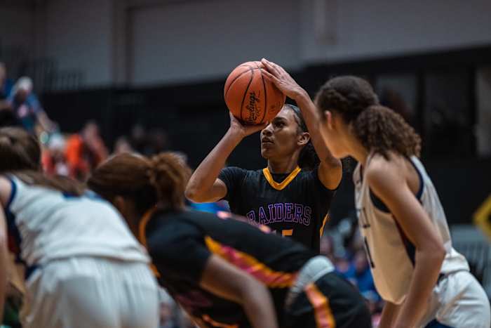 Marysville vs Reynoldsburg girls basketball 022523 Gabe Haferman22